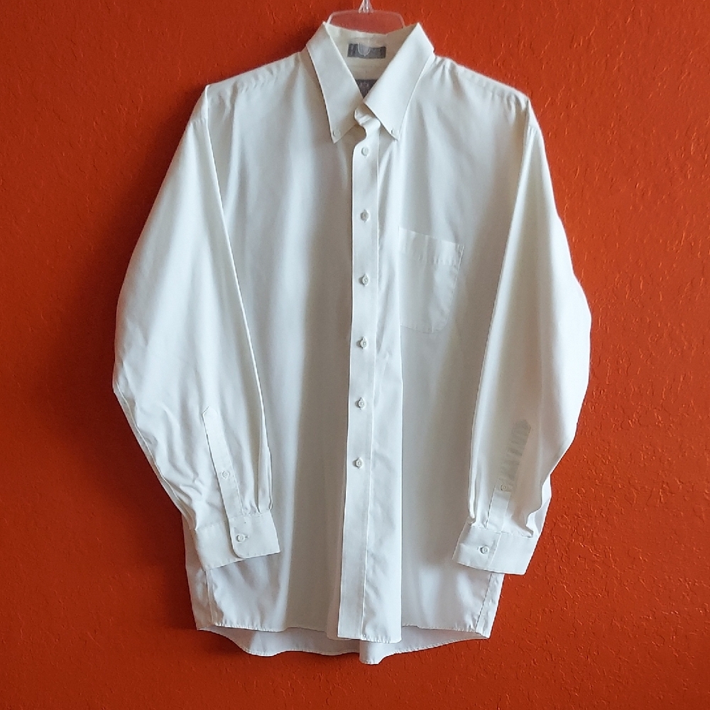 Stafford Executive Wrinkle Free Classic White Men's Shirt